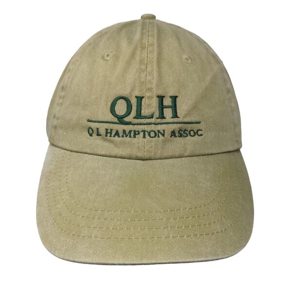 QLH QL Hampton Assoc Consulting Engineers Slideback Hat Greenish-Tan One Size - Picture 1 of 7